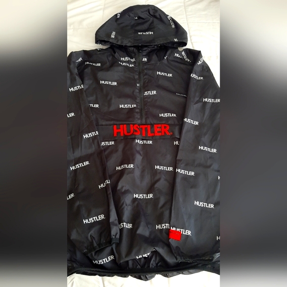Reason Clothing X Hustler Half Zip Windbreaker Jacket - Picture 3 of 9